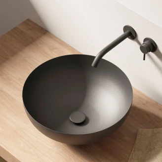 Bathco Servant <strong>Iron Base</strong>  Ribera Svart Matt 40 cm